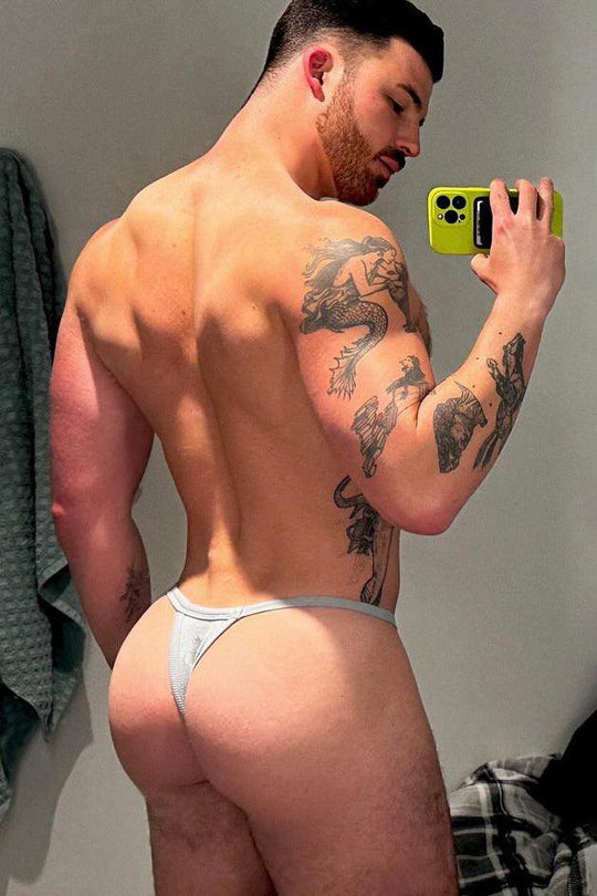 Make-Me-Yours Classic Thong - Glacier Grey - JJ Malibu