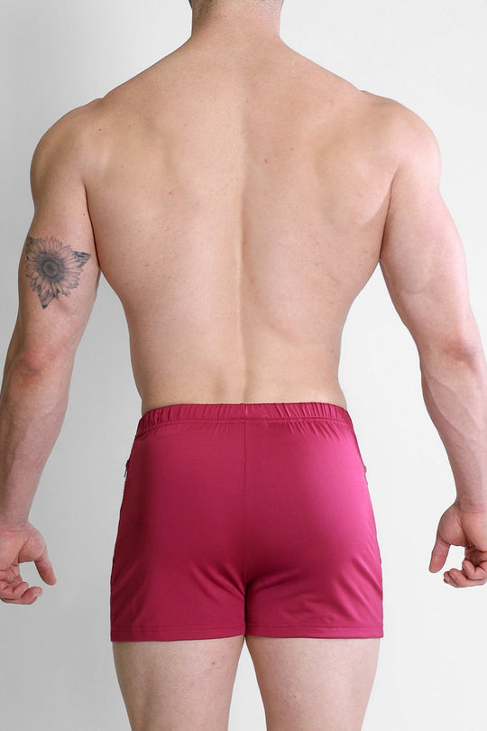Karma 2" Short Shorts with Zipper Pockets - Miss Magenta